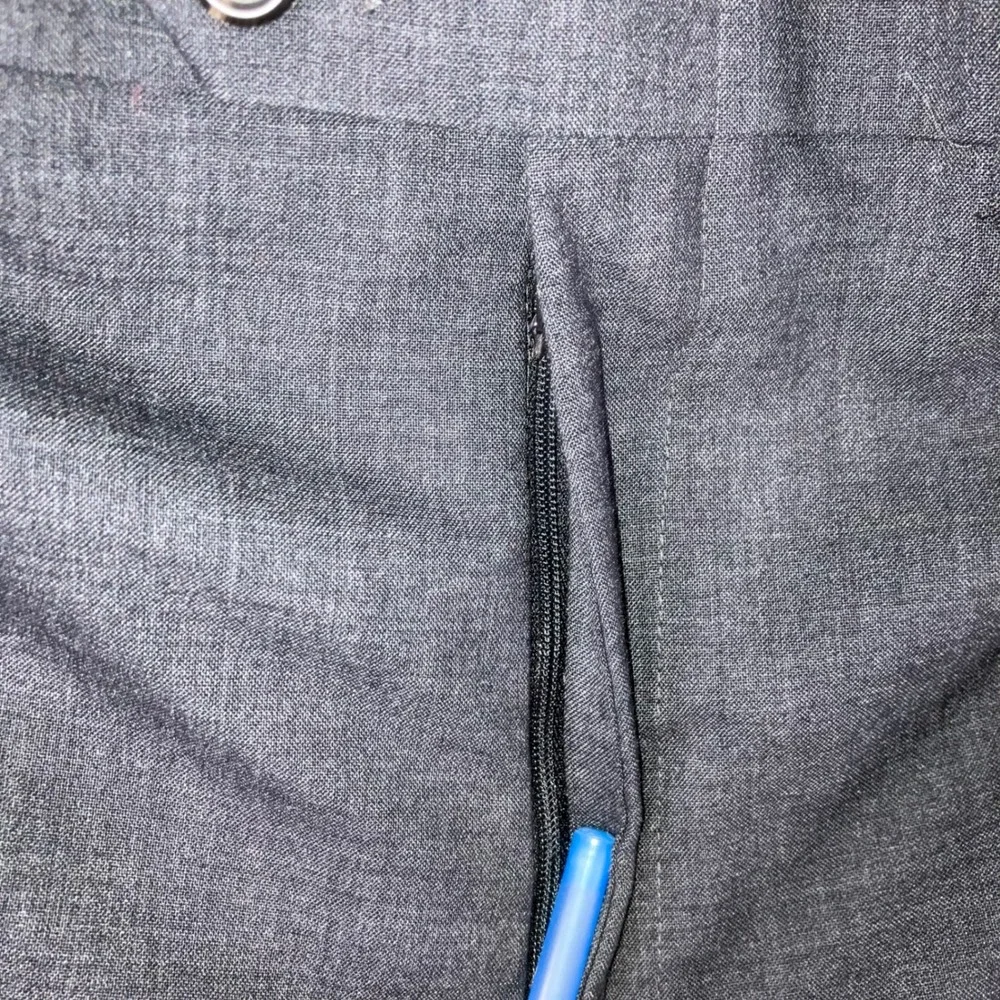Ralph Lauren Dress Pants Men 36x30 100%‎ Wool Flat Front Straight Leg Gray
